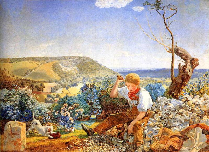 John brett,a.r.a Stonebreake oil painting picture
